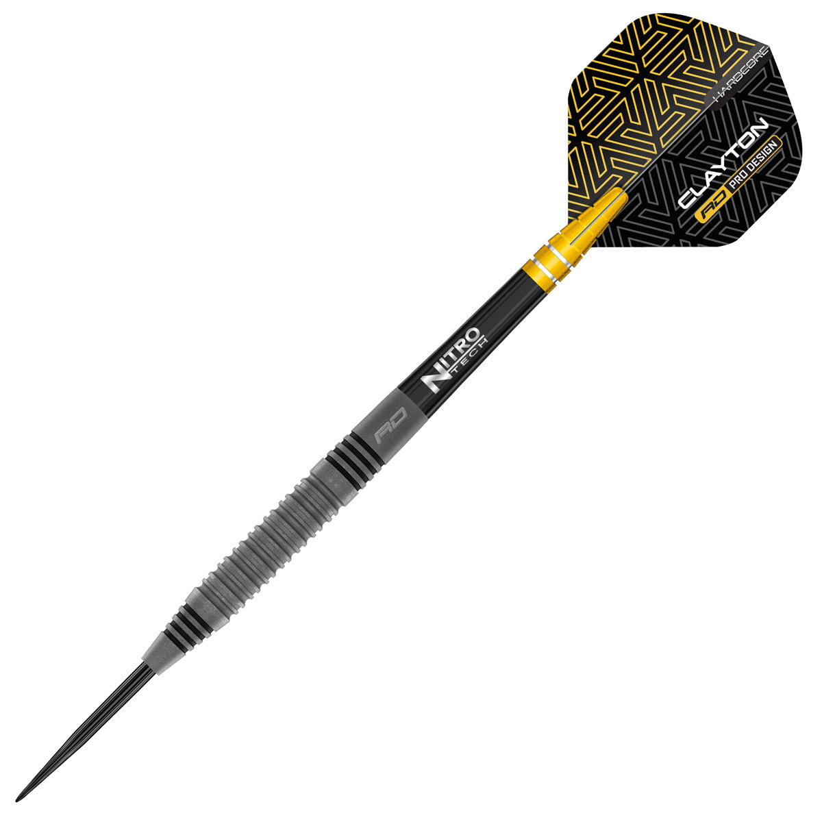 Detailed angle highlighting the Jonny Clayton Oxide Edition barrel design and grip pattern