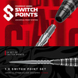 Red Dragon Jonny Clayton RD-PRO Switch Point 90% Tungsten Steel Tip Darts