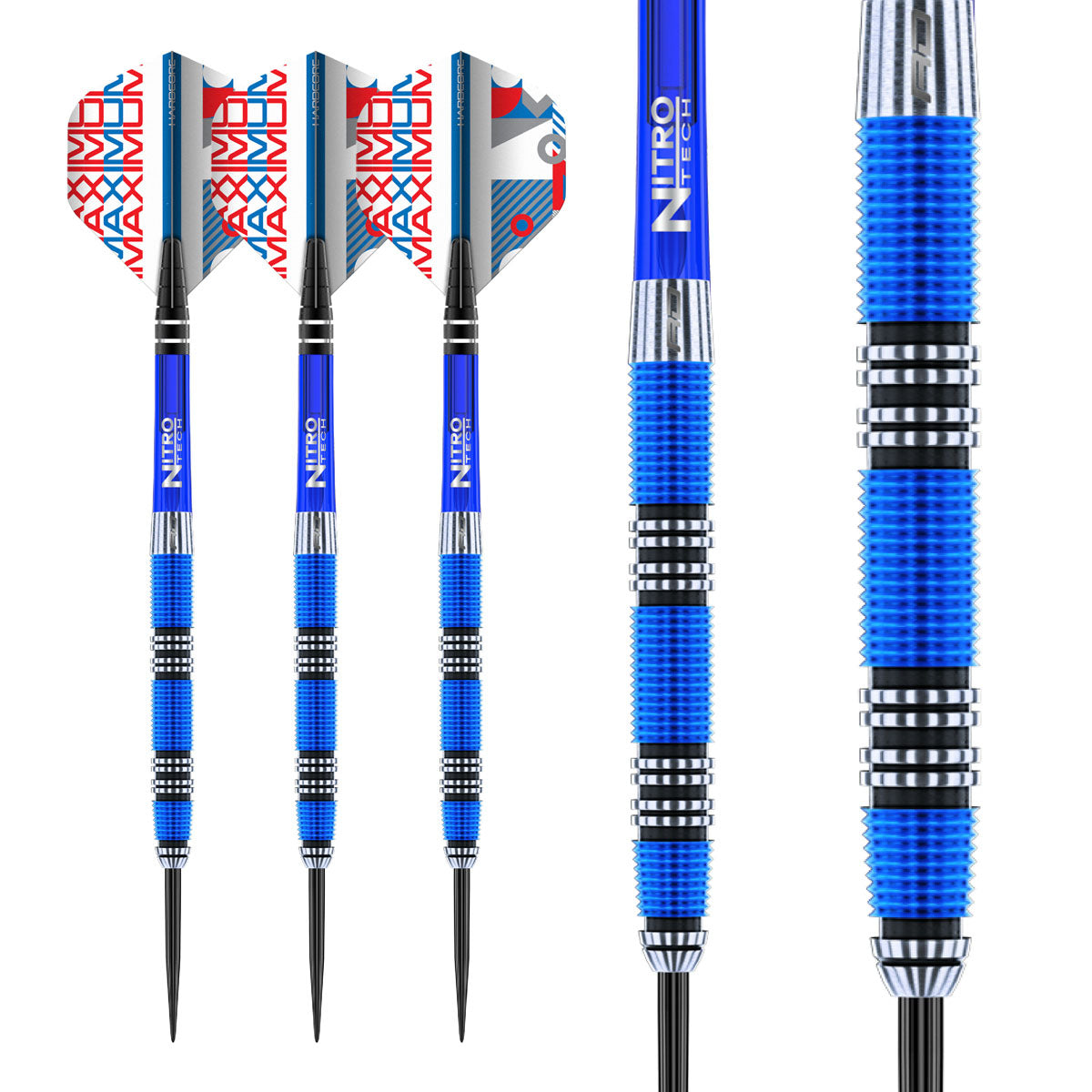 Multiple angle view of the Josh Payne dart barrel profile and design