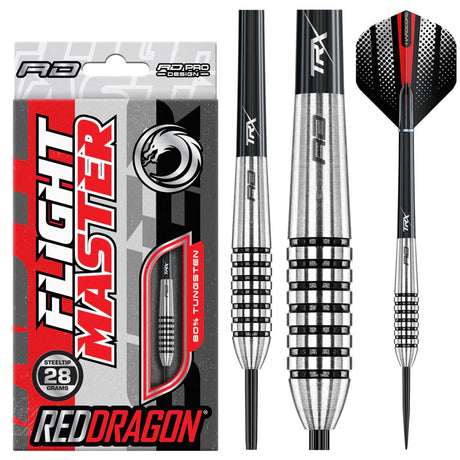 Matra 1 Steel Tip Darts product image showing the complete dart set, packaging and accessories