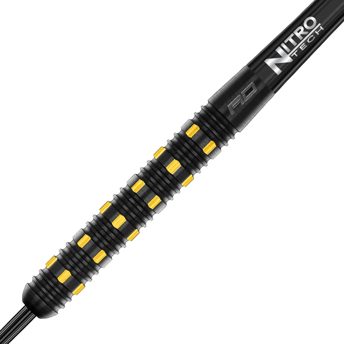 Close up view of the Nirvana barrel grip and precision machining