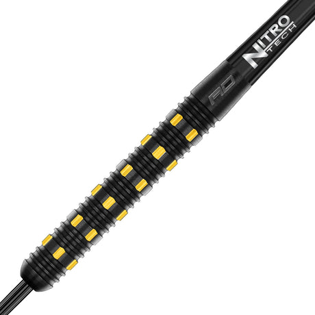 Close up view of the Nirvana barrel grip and precision machining