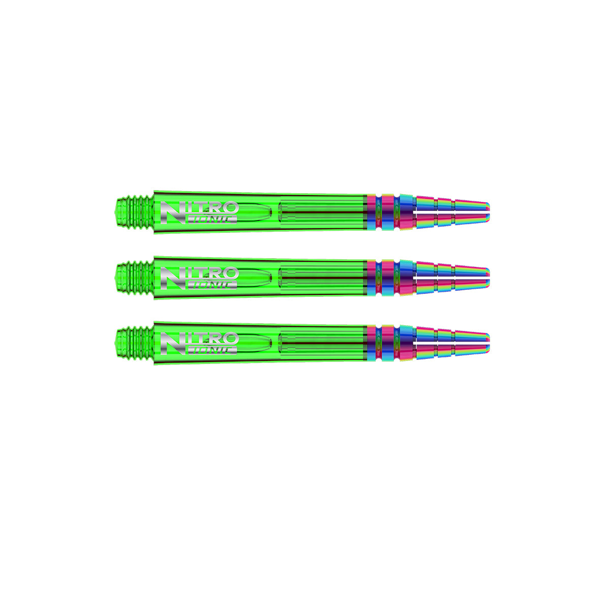 Nitro Ionic Dart Stems Green main product image showing the stems, packaging, and included contents