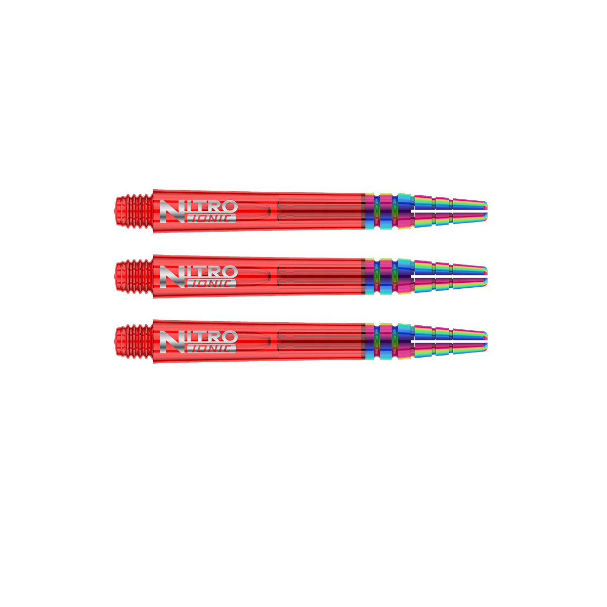 Nitro Ionic Dart Stems Red main product image showing the stems, packaging, and included contents