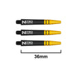 Nitrotech Gold Top Dart Stems Black main product image showing the stems, packaging, and included contents