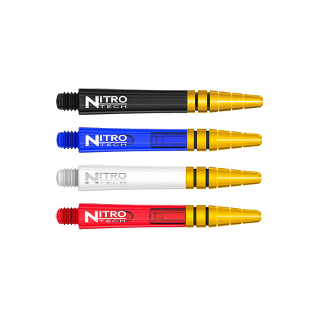 Nitrotech Gold Top Dart Stems main product image showing the stems, packaging, and included contents