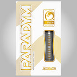 Red Dragon Paradym Gold Parallel Steel Tip Darts packaging image showing the retail presentation and box artwork