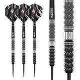 Paradym Tapered Steel Tip Darts complete dart overview image showing the full barrel profile and design from multiple angles