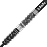 Paradym Tapered Steel Tip Darts zoomed image highlighting the barrel grip, machining, coating, and surface detail