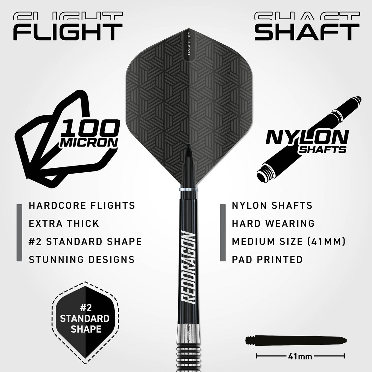 Red Dragon Pegasus Switch Point 90% Tungsten Steel Tip Darts