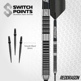 Red Dragon Pegasus Switch Point 90% Tungsten Steel Tip Darts