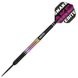 Detailed angle highlighting the Peter Wright 2020 SE barrel design and grip pattern
