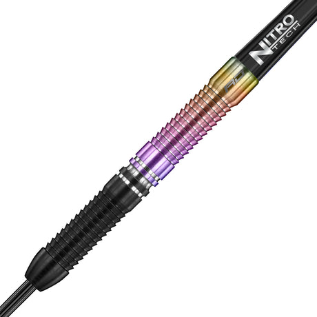 Close up view of the Peter Wright 2020 SE barrel grip and precision machining