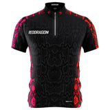 Red Dragon Peter Wright 50 Years Limited Edition Dart Shirt front view image showing the complete shirt design, colours, anniversary graphics, and sponsor logos