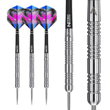 Multiple angle view of the Peter Wright Euro 11 dart barrel profile and design