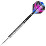 Detailed angle highlighting the Peter Wright Euro 11 barrel design and grip pattern