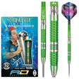 Peter Wright Mamba 2 Steel Tip Darts product image showing the complete dart set, packaging and accessories