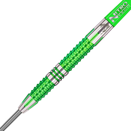 Close up view of the Peter Wright Mamba 2 barrel grip and precision machining