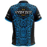 Red Dragon Peter Wright Snakebite Double World Champion Tour Polo rear view image showing the back design and player branding