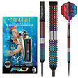 Peter Wright Spirit Steel Tip Darts product image showing the complete dart set, packaging and accessories