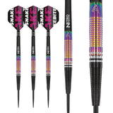 Multiple angle view of the Peter Wright Tapered SE dart barrel profile and design