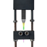 Red Dragon Raptor Gripped Dart Point Rainbow image showing the point installation tool