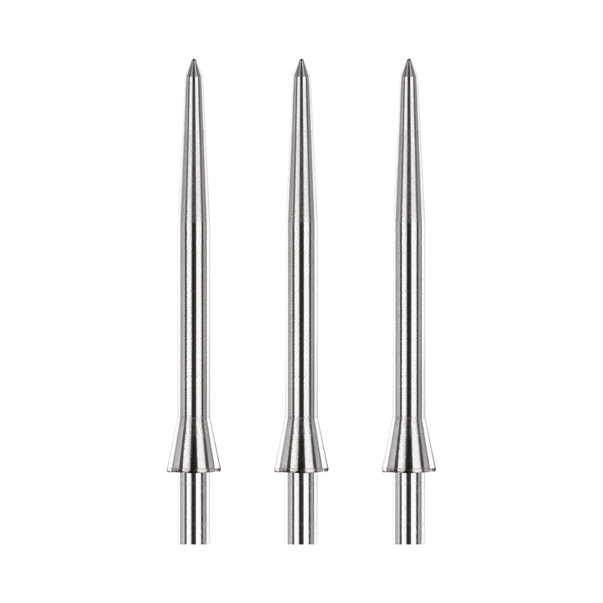 Red Dragon Raptor Plain Dart Point Silver alternative angle showing the point profile and finish