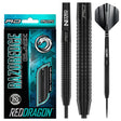 Razor Edge Black Steel Tip Darts product image showing the complete dart set, packaging and accessories