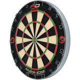 Red Dragon Razoredge Dartboard alternate product image showing the dartboard and product contents