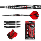 Rifle Steel Tip Darts image displaying everything included inside the box
