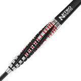Rifle Steel Tip Darts zoomed image highlighting the barrel grip, machining, coating, and surface detail