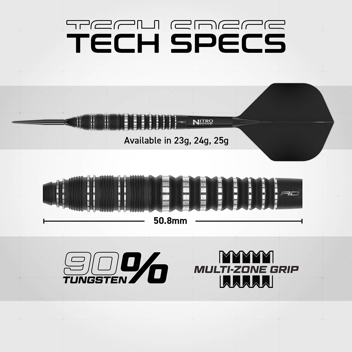 Red Dragon Sable Torpedo Switch Point 90% Tungsten Steel Tip Darts