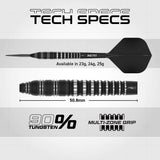 Red Dragon Sable Torpedo Switch Point 90% Tungsten Steel Tip Darts