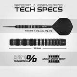 Red Dragon Sable Parallel Switch Point 90% Tungsten Steel Tip Darts