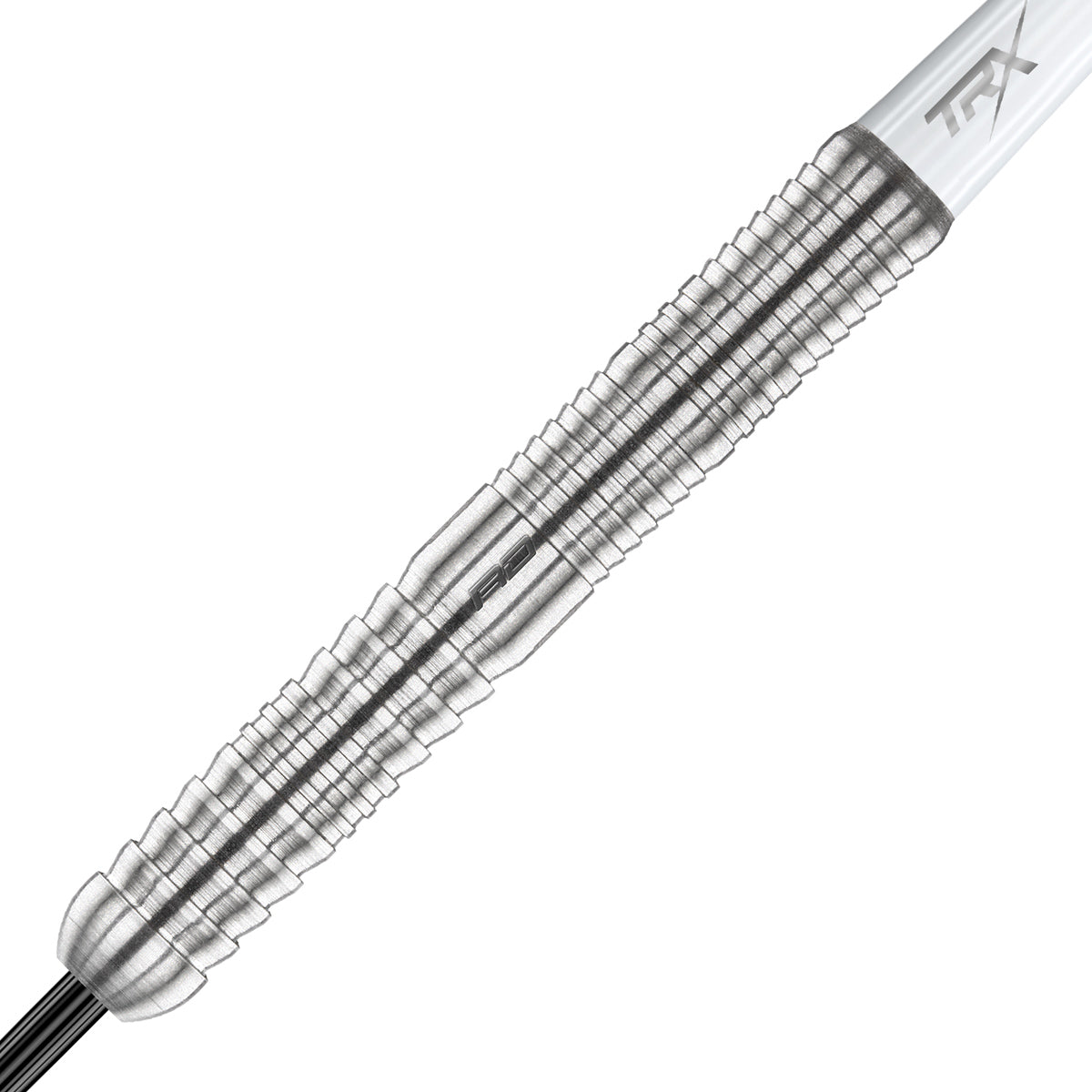 Seren 1 Pure Steel Tip Darts zoomed image highlighting the barrel grip, machining, coating, and surface detail