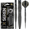 Seren 3 Onyx Steel Tip Darts main product image showing the darts, packaging, flights, shafts, and included accessories