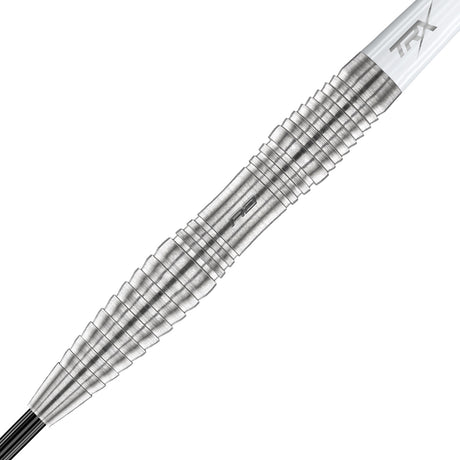 Seren 3 Pure Steel Tip Darts zoomed image highlighting the barrel grip, machining, coating, and surface detail