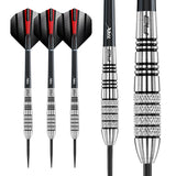 Multiple angle view of the Sidewinder dart barrel profile and design