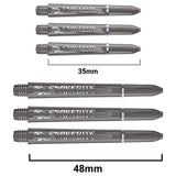 Snakebite Signature Logo Polycarbonate Dart Stems Smokey main product image showing the stems, packaging, and included contents