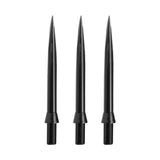 Red Dragon Specialist Black Dart Points with Trident Black alternative angle showing the point profile and finish