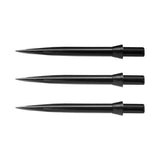 Red Dragon Specialist Black Dart Points with Trident Black main product image showing the dart points