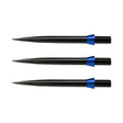 Red Dragon Specialist Black Dart Points with Trident Blue main product image showing the dart points