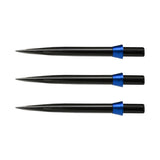 Red Dragon Specialist Black Dart Points with Trident Blue main product image showing the dart points