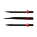 Red Dragon Specialist Black Dart Points with Trident Red main product image showing the dart points