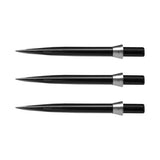 Red Dragon Specialist Black Dart Points with Trident Silver main product image showing the dart points