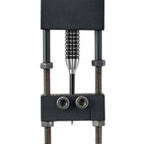 Red Dragon Specialist Black Dart Points with Trident Silver image showing the point installation tool