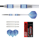 Contents of the Stag darts box including flights, shafts and accessories