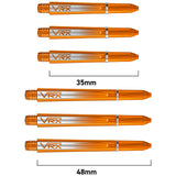 VRX Polycarbonate Dart Stems Orange main product image showing the stems, packaging, and included contents