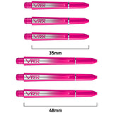 VRX Polycarbonate Dart Stems Pink main product image showing the stems, packaging, and included contents