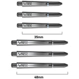VRX Polycarbonate Dart Stems Smokey main product image showing the stems, packaging, and included contents